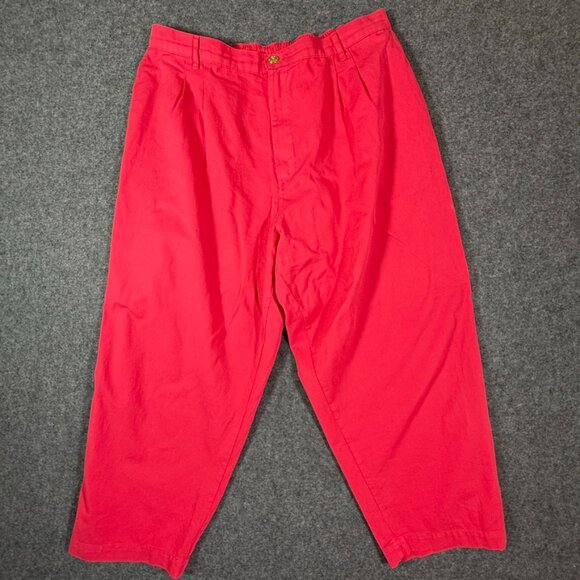 Big Bud Press Pants - Big Bud Press Womens Raspberry Pink Trousers Sz XL Petite Casual Boho Coastal